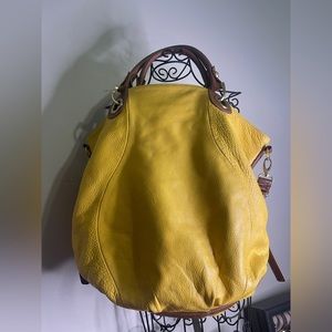 “Fenn Wright Manson” large hobo bag in rare yellow
